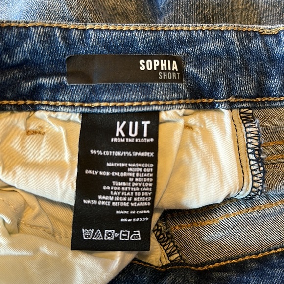 Kut From the Kloth womens Jean shorts size 14 Very gently used - Picture 6 of 6